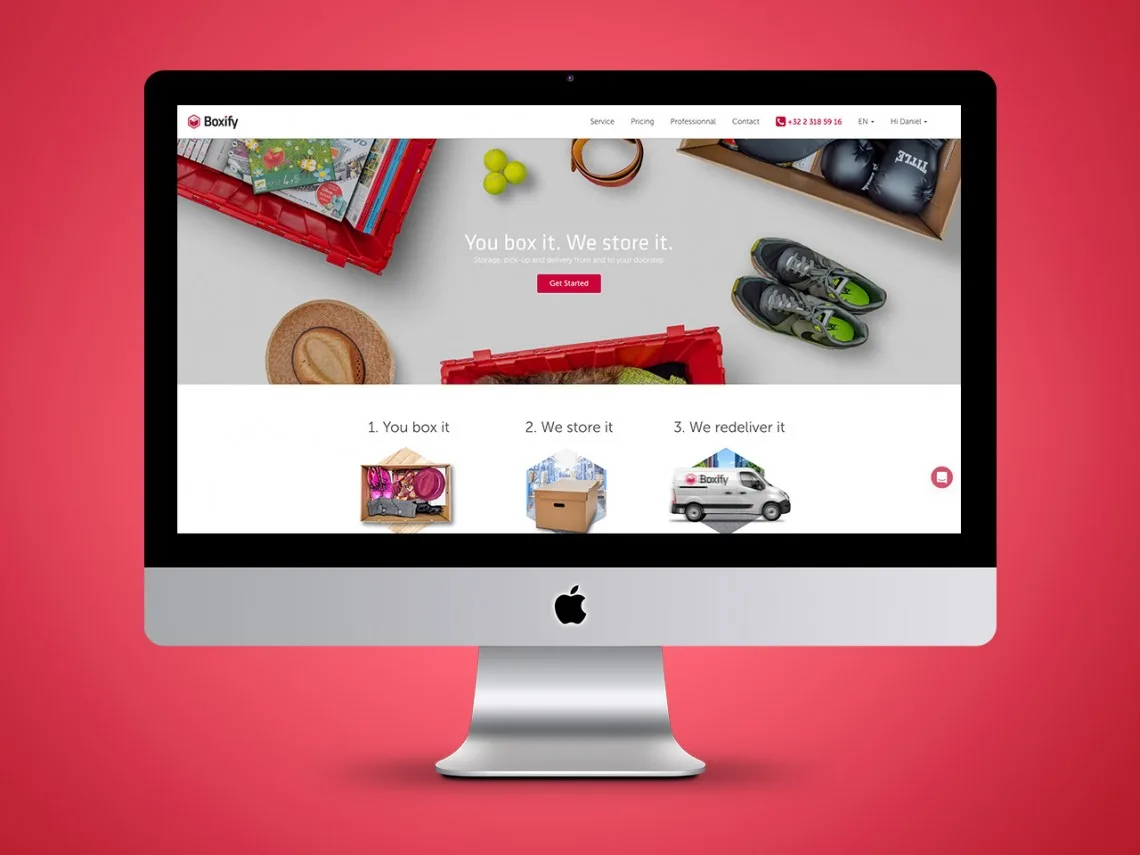 Boxify — Le self-stockage avec un portail client